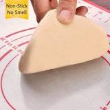 Tapete de silicona para repostería de 20 x 16 pulgadas para amasar masa gruesa, antiadherente, para hornear fondant y horno. 