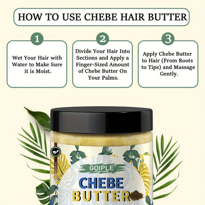 [Popular Choice] Goiple African Chebe Hair Butter - 8.8oz | Long-Lasting Moisture & Softness, Natural Chebe Powder Extract for Enhanced Texture & Scalp Health, Goiple