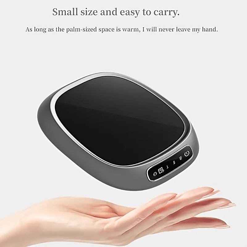 Smart Touch USB-Powered Coffee Cup Warmer - 3 Adjustable Temperature Settings, Auto Shut-Off, Portable Heating Pad for Home & Office Use