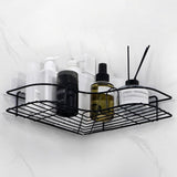 1pc Triangle Wall Mounted Shower Caddy Rack for Bathroom and Kitchen - Easy Installation, Convenient Storage, and Organization of Bathroom Accessories bathroom accessories Bath/Bathroom Accessories
