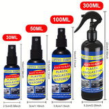 Jiang Jia Bao Car Plastic Restorer - Exterior Rubber and Plastic Care Agent, Deep Cleaning Shine and Restoration Formula, Protects Auto Surfaces, Long-Lasting Black Seal, Multi-Size Pack (30ML/50ML/100ML/300ML)