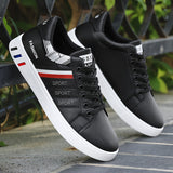 Men's Trendy Street Style Low Top Skateboard Shoes, Comfy Non-Slip Lace-Up Durable Sneakers For Men's Outdoor Activities