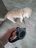 Durable Double Switch Retractable Pet Leash For Dogs - Easy Control And Comfortable Grip