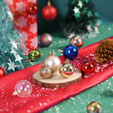 24pcs 3cm Christmas Balls Christmas Tree Ornaments Christmas Ball Hanging Tree Pendants Home Party Xmas Tree Decoration New Year Gift 