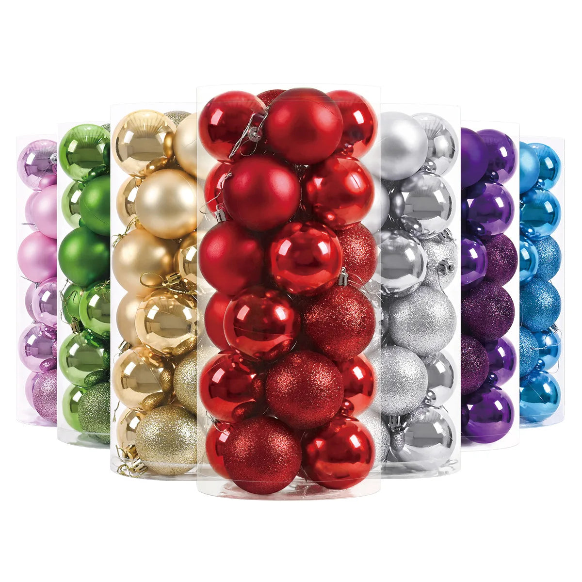 24pcs 3cm Christmas Balls Christmas Tree Ornaments Christmas Ball Hanging Tree Pendants Home Party Xmas Tree Decoration New Year Gift 