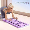8 in 1 Portable Fitness Board - ABS Material Pilates Board, Core and Abdominal Muscle Strength Training, Home Fitness Equipment, Foldable Design for Easy Storage New Year Gift