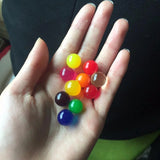 25-30pcs/lot Large Crystal Soil Mud Gel Kids Children Toy Water Beads Growing Water Balls Wedding Home Decoration 