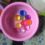 25-30pcs/lot Large Crystal Soil Mud Gel Kids Children Toy Water Beads Growing Water Balls Wedding Home Decoration 