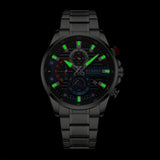 CURREN Reloj cronógrafo deportivo de cuarzo para hombre, de negocios, informal, de moda, analógico, con calendario, reloj de pulsera con fecha