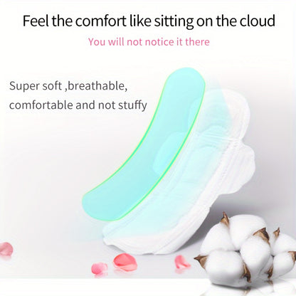 16/32pcs Extra Long Disposable Sanitary Napkins Combo Set, 290mm/420mm Ideal For Heavy Flow Or Overnight Use, Postpartum Incontinence, Daytime Activity - Non-Deforming