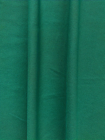 Conjunto de dos piezas de túnica y pantalón de cuello redondo de manga larga lisa para mujer de talla grande.