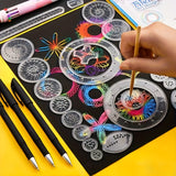 Juego de caleidoscopio educativo de 22 piezas: regla mágica y kit de papelería para estudiantes, perfecto para cumpleaños, Navidad, regalos de Pascua y recompensas.
