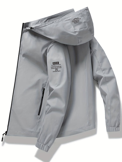 Chaqueta impermeable para hombre, ligera y resistente a la lluvia, ideal para senderismo, golf y viajes.