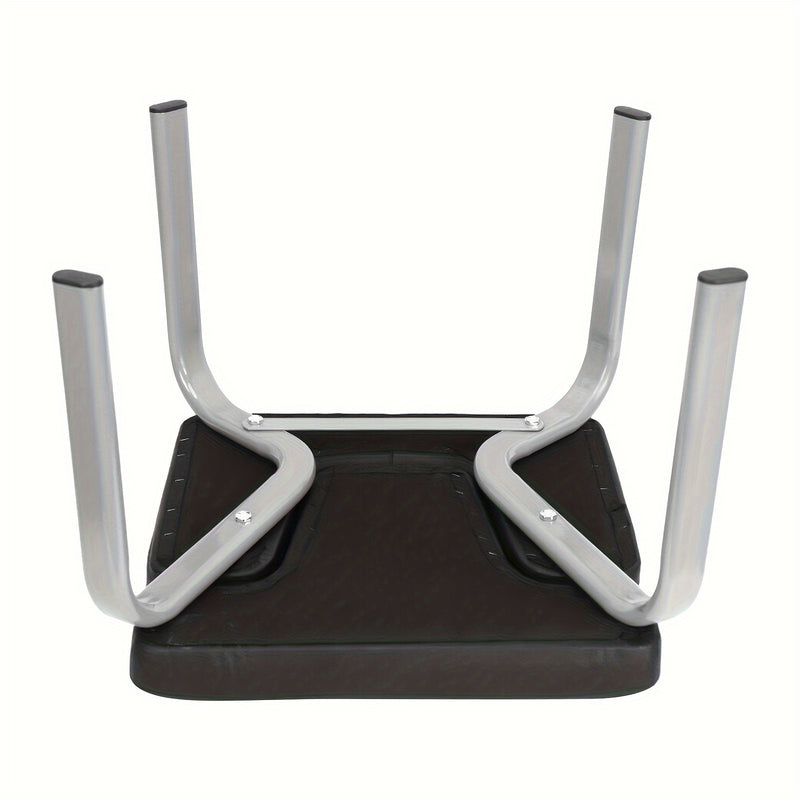 1x Black PU Yoga Inversion Chair with Steel Pipe Frame - Detachable, 200kg Capacity, Ideal for Headstands & Workouts, Perfect for Halloween/Christmas/Thanksgiving, Versatile Workout Chair|Modern Fitness Chair|Durable Construc