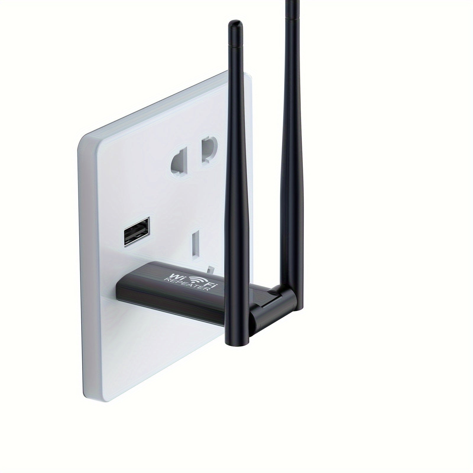1pc USB Wireless WiFi Repeater Range Extender, 300Mbps Network Signal Amplifier Extender WiFi Booster, Suitable For Upstairs And Downstairs WiFi With Dead Zones.