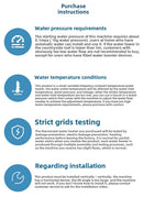 Instant Water Heater 220V 3000W-5500W Portable Electric Heaters for Bathroom Hot Water Shower and Home Kitchen Heating