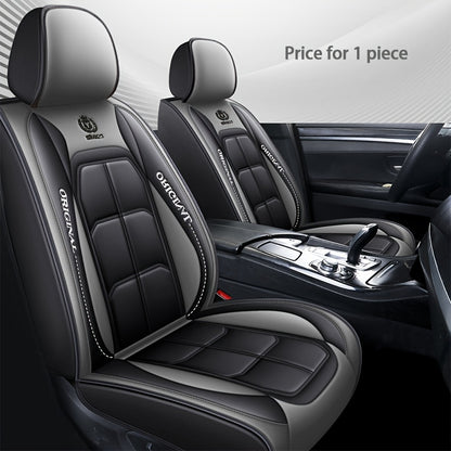 Premium Faux Leather Front Seat Cushion - Fit for Cars, SUVs & Pickups | All-Season Comfort Car Interior Accessory