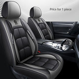 Premium Faux Leather Front Seat Cushion - Fit for Cars, SUVs & Pickups | All-Season Comfort Car Interior Accessory