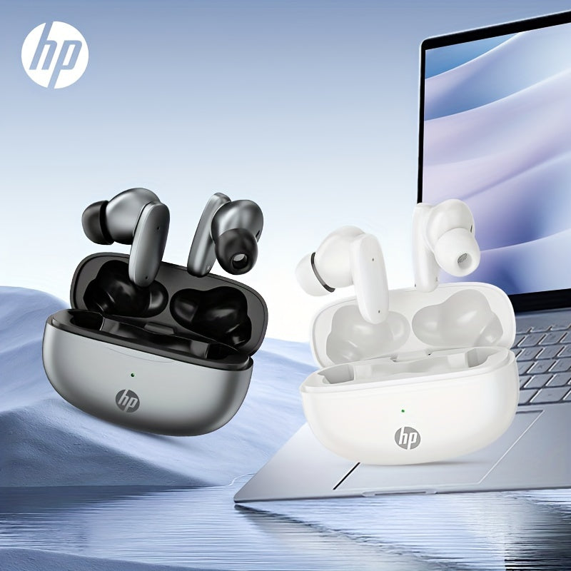 HP True Wireless Headphones ENC Noise Canceling Earbuds - Comfortable For IPhone/ Android, Built-in Microphone Sweat Resistant Earphones, Wireless Headphones