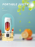 1pc, USB Rechargeable Portable Juicer, Mini Blender, Mini Ice Crusher With Three Modes, Digital Display And 12- Blades, Easy-to-Clean, Suitable For Travel, Fresh Juice Maker, Kitchen Stuff
