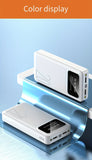 10000/20000MAh High-capacity Portable Power Bank, 5V2.1A Portable USB Charger, Compatible With Android/iPhone Devices
(2xUSB Output, Type-c, Micro), With LED And Digital Display, Safe And Stable Polymer Lithium Battery.
