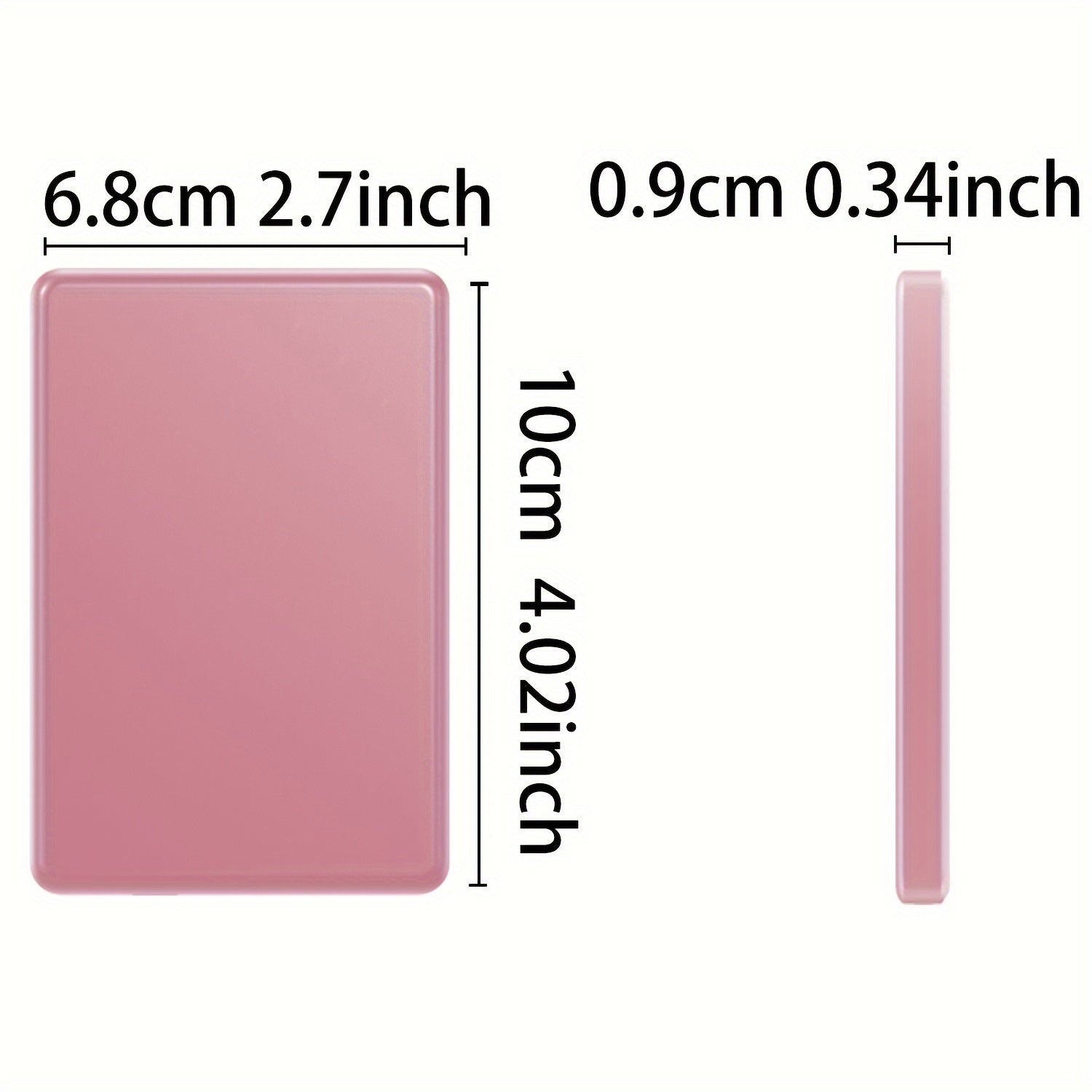 5000mAh Mag-Safe Wireless Charger, Mini Portable Power Bank with USB-C, Fast Charging for iPhone 15/14/13/12 Series and Airpods - Pink