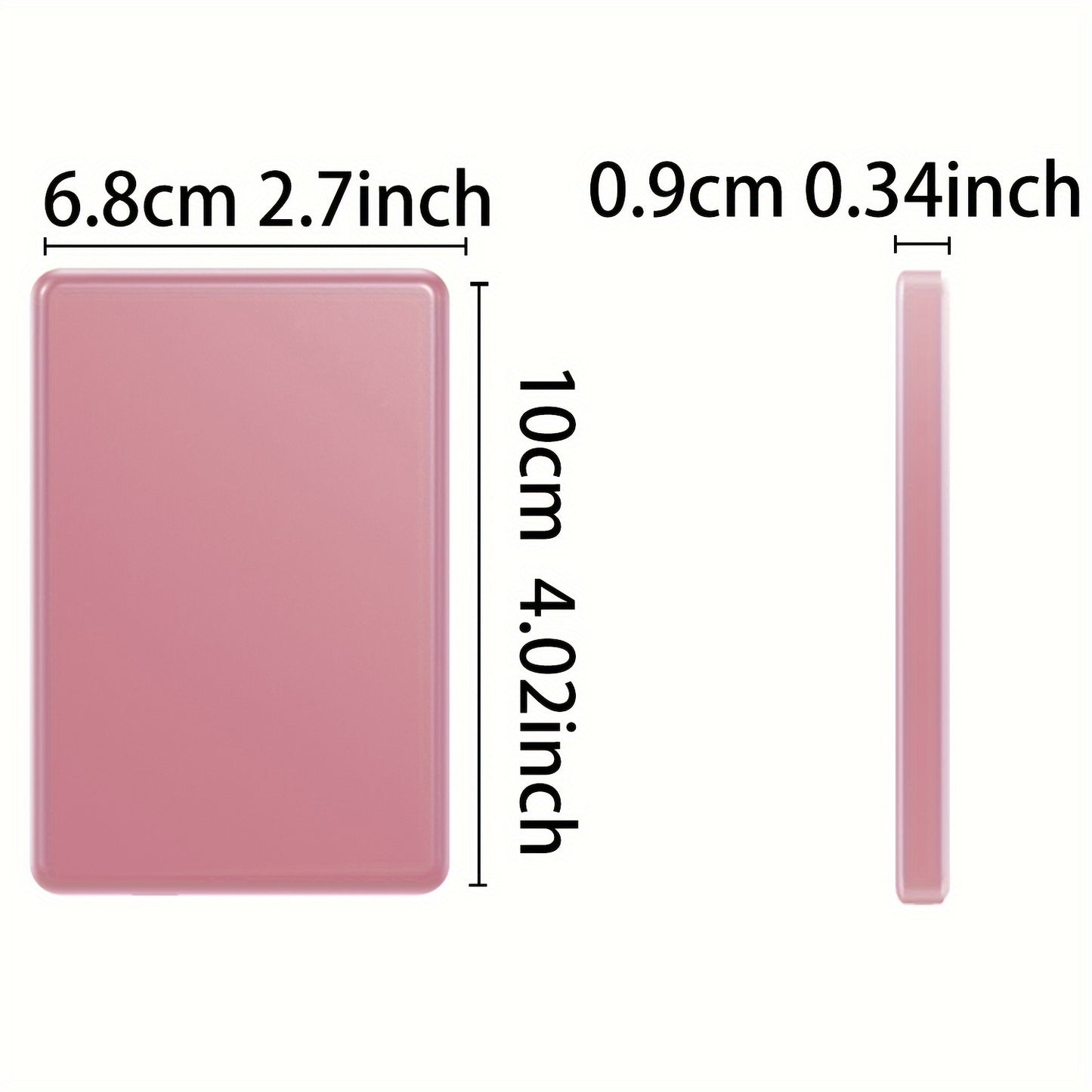 5000mAh Mag-Safe Wireless Charger, Mini Portable Power Bank with USB-C, Fast Charging for iPhone 15/14/13/12 Series and Airpods - Pink