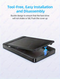 Rageer USB 3.0 Sata 2.5" Hdd Enclosure - High-Speed Data Transfer, Easy Install, Fits 7mm/9.5mm Drives, Compatible With Laptops & Pcs