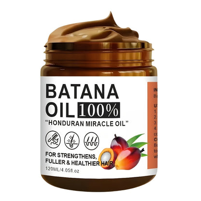 120ml Batana Oil Hair Care, Vitamin-Enriched, Moisturizing for Smooth, Repairable Hair, Suitable for All Hair Types,