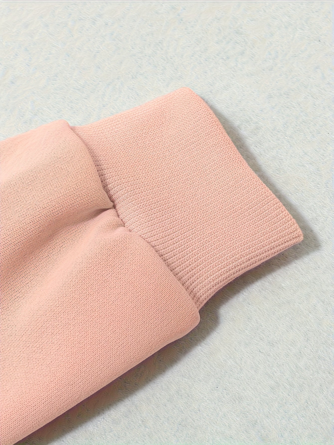 Conjunto de sudadera con capucha y pantalón ancho para niña, informal, con estampado de letras y dibujos animados, 304, poliéster elástico, corte holgado, otoño/invierno, tejido de punto, ropa juvenil, para exteriores.
