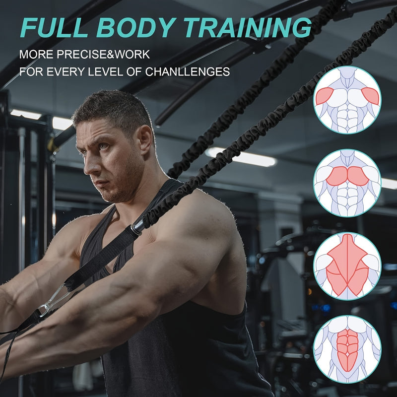 11pcs/set Push Up Board, Portable Foldable With Resistance Band, Home Gym Push Up Bar, Floor Push Up Handle, Professional Strength Training Equipment For Men And Women