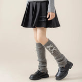 Calcetines coreanos de algodón suave para niñas de 3 a 12 años, con lazo, color liso, para otoño 