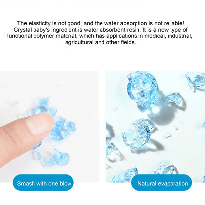 30,000 grânulos de gel de água geléia grânulos crescentes para crianças brinquedos sensoriais, splatter bola gun, plantas vaso enchimento e decoração de casa