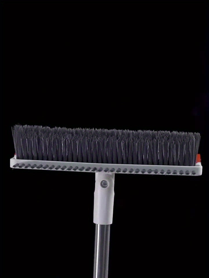 Multi-Surface Scrub Brush with Built-in Liquid Dispenser - 1 Pack Extendable Tile and Bathroom Scrubber for Comfortable Cleaning, Non-Electric Manual Operation, Ideal for Living Room, Toilet, Kitchen, Wall, and Floor