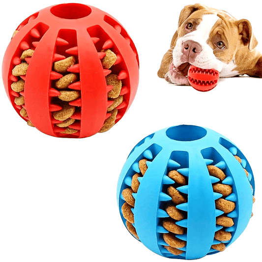 [Superventas] Juguete interactivo con forma de pelota de sandía para perros - Plástico duradero, diseño de dibujos animados para todas las razas - Ideal para masticar y cuidar su salud dental