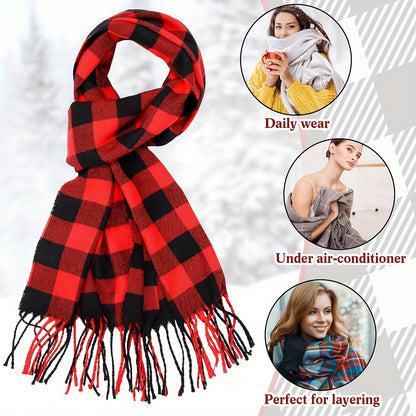 4pcs Winter Warm Accessory Set - Knitted Hat, Touch Screen-Compatible Mittens, Scarf, Ear Warmer - Polyester, Hand Washable, Simple Style - Ideal Gift for Adults, No Feather
