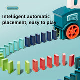 Fun and Educational Domino Rally Electric Train Set for Kids - Creative Building Blocks for Hours of Fun! HalloweenChristmas Gifts