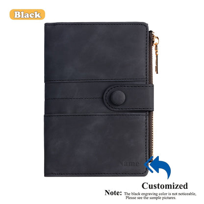 Cartera de viaje antirrobo RFID de moda: espaciosa y segura, con cierre de cremallera. Ideal para pasaporte, tarjetas bancarias, tarjetas de crédito, fotos, DNI, tarjetas SIM y cambio. Ideal para salir, regalar y para personas con problemas.
