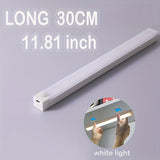 Smart Motion-Activated LED Light Strip - Wireless, Magnetic Mount, USB Rechargeable for Wardrobe, Kitchen, Desk & More
