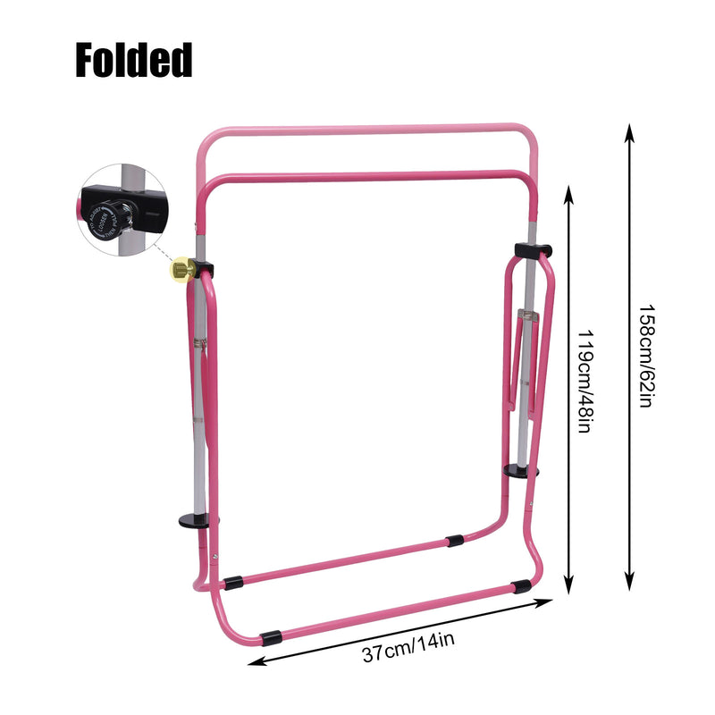 Adjustable Height Outdoor Fitness Training Equipment for Gymnastics, Featuring a Horizontal Bar, Without Battery