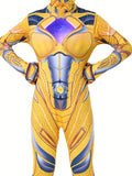 Disfraz de anime amarillo para niño, ideal para Halloween, carnaval y fiestas.