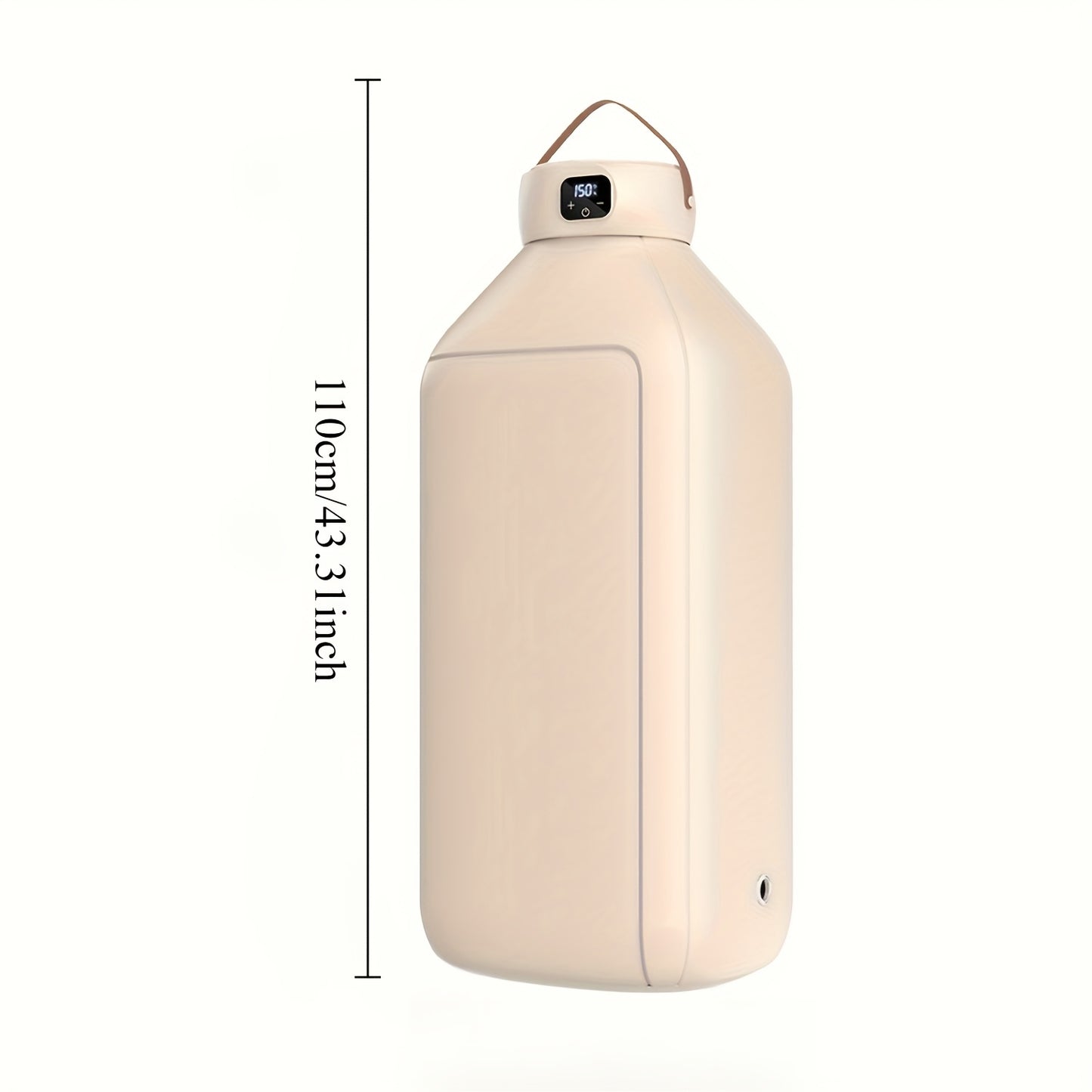 Compact Mini Clothes Dryer - Portable Dryers with Remote Control, 2-Speed Adjustment, 1-8 Hours Timing, Foldable Design for Travel, Apartment, RV, Dorm - Space-Saving, Energy-Efficient, and Quiet Operation