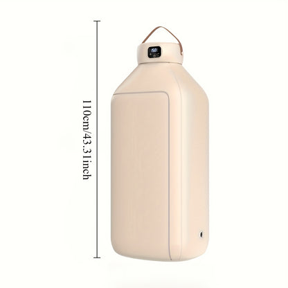 Compact Mini Clothes Dryer - Portable Dryers with Remote Control, 2-Speed Adjustment, 1-8 Hours Timing, Foldable Design for Travel, Apartment, RV, Dorm - Space-Saving, Energy-Efficient, and Quiet Operation
