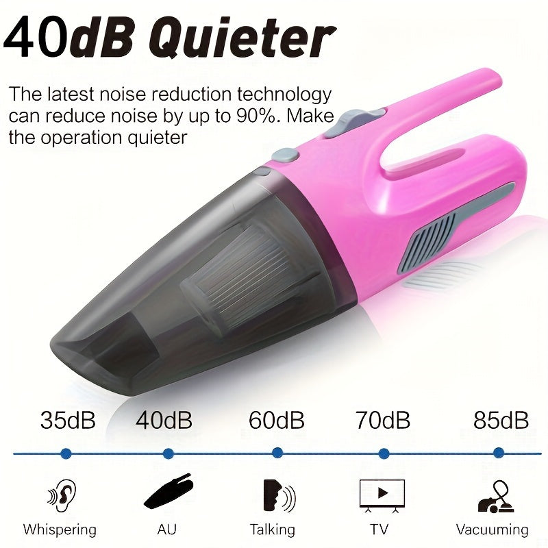 Home Car Dual-use High-power Handheld Wireless Car Vacuum Cleaner USB Charging Wireless Mini Car Vacuum Cleaner