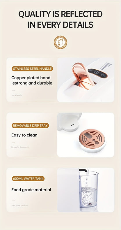 Cafetera de cápsulas 5 en 1 CAFELFFE, control de temperatura (frío/caliente), calefacción, compatible con Dolce Gusto, K-CUP, cápsulas de café y café molido, cafetera automática para la cocina del hogar, gran regalo para Halloween y Navidad.