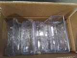Clear Plastic Business Card Holder - PC Material - Organize Cards for Exhibitions and Office Desks