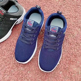 Zapatillas de deporte transpirables y cómodas para hombre, zapatillas para correr antideslizantes y duraderas para todas las estaciones.