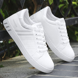 Men's Trendy Street Style Low Top Skateboard Shoes, Comfy Non-Slip Lace-Up Durable Sneakers For Men's Outdoor Activities