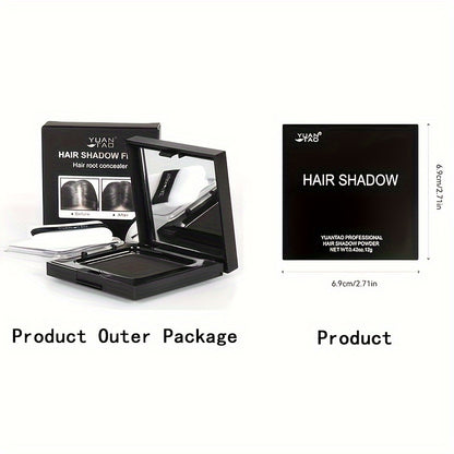 Disposable Hair Coloring Powder, Temporary Fast Cover Gray Hair, Multifunctional Hairline Hair Coloring Powder Travel Portable Emergency Cover Gray Hair