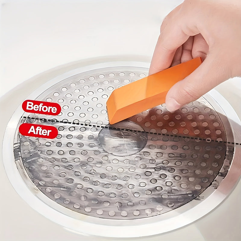 1pc Scale Eraser Bathroom Glass Rust Removal Rubber Eraser Household Kitchen Cleaning Tools for Pot Scale Rust Brush